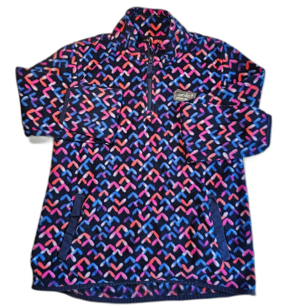 Eddie Bauer Girl's Fleece Jacket Multicolor sz 14 / 16